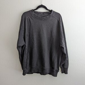 Aerie Down to Earth Charcoal Sweatshirt